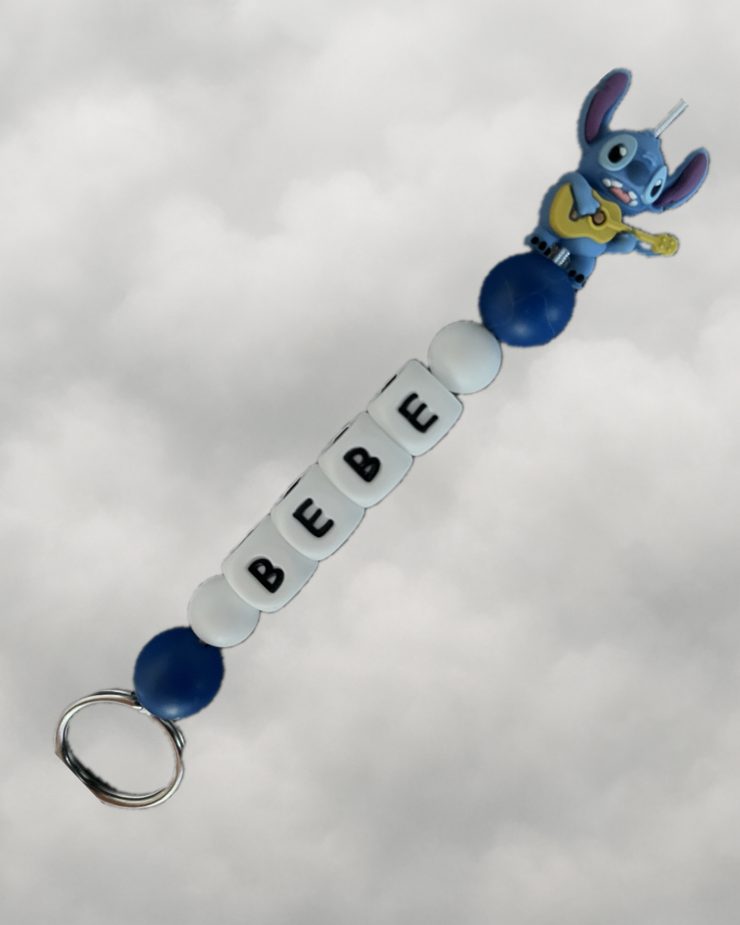 Porte clé extraterrestre bleu