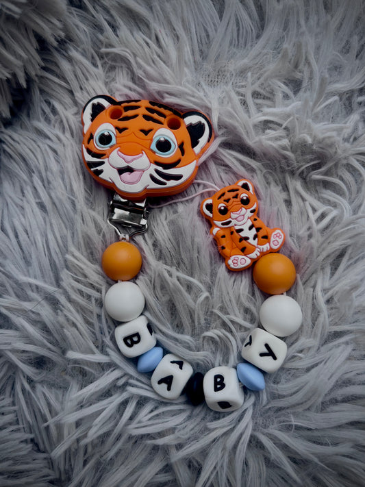 Attache tétine Tigre