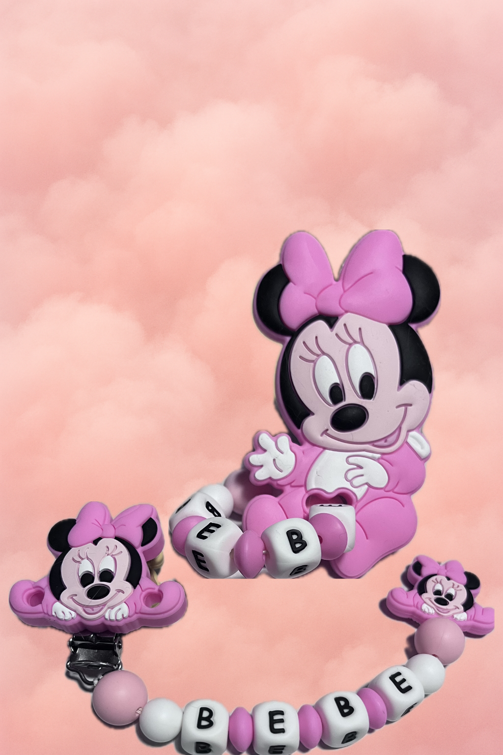 Coffret naissance souris rose