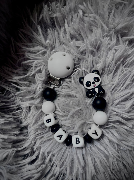 Attache tétine Panda
